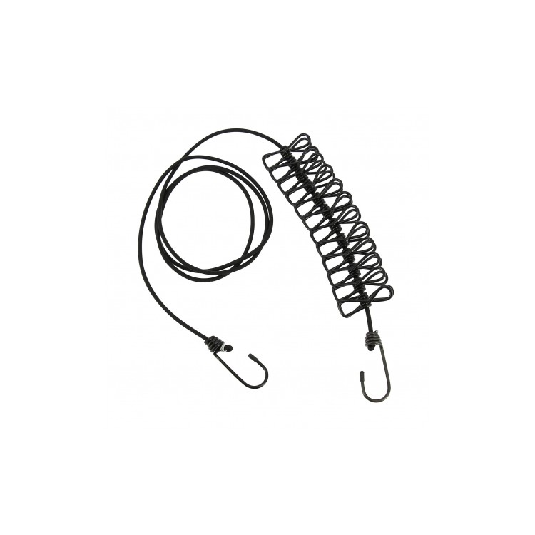 1 - Stendibiancheria Elastico con 12 Mollette Integrate